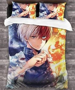 My Hero Academia Bed Set Shouto Todoroki Anime Bedding