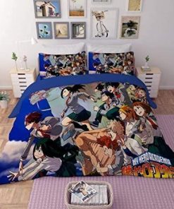 My Hero Academia Bed Set Super Heroes Anime Bedding My Hero Academia Bed Set Super Heroes Anime Bedding