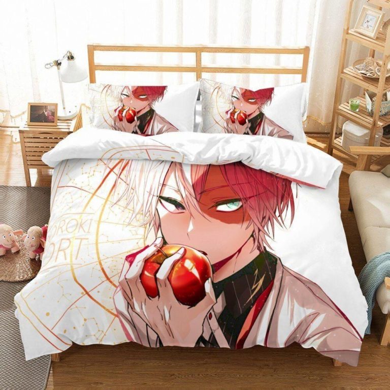 My Hero Academia Bed Set Todoroki Shoto Anime Bedding