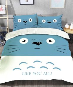 My Neighbor Totoro Bed Set Face Totoro Anime Bedding