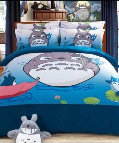 My Neighbor Totoro Bed Set Totoro And Chu Totoro Anime Bedding