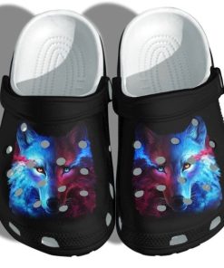 Mystery Wolf – Crocs Shoes