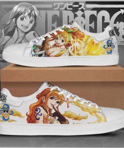 Nami One Piece Low top Leather Stan Smith Sneaker, Casual Shoes Nami One Piece Low top Leather Stan Smith Sneaker, Casual Shoes