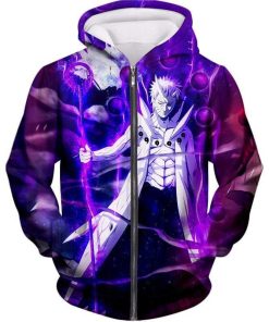 Naruto Anime Obito Uchiha As Sage Of Six Paths 3D Printed Hoodie