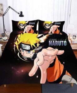 Naruto Bed Set Naruto Uzumaki Shinobi Kunai Attack Black Anime Bedding Naruto Bed Set Naruto Uzumaki Shinobi Kunai Attack Black Anime Bedding