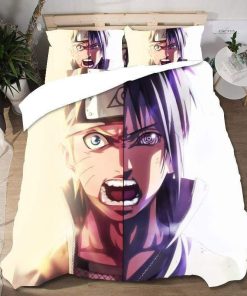 Naruto Bed Set Naruto Vs Sasuke Final Face Off Battle Gift Anime For Fans