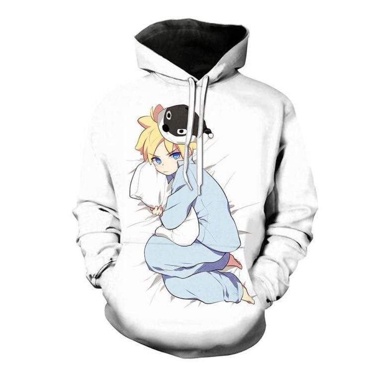 Naruto – Boruto Hugging Pillow 3D Printed Hoodie