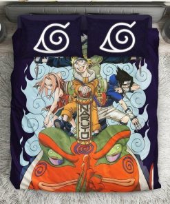 Naruto Uzumaki Gamabunta Team 7 Bedding Custom Anime Bed Set