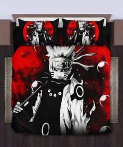 Naruto Uzumaki Hokage Bedding Custom Anime Bed Set