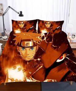 Naruto Uzumaki Jinchuriki Bedding Custom Anime Bed Set