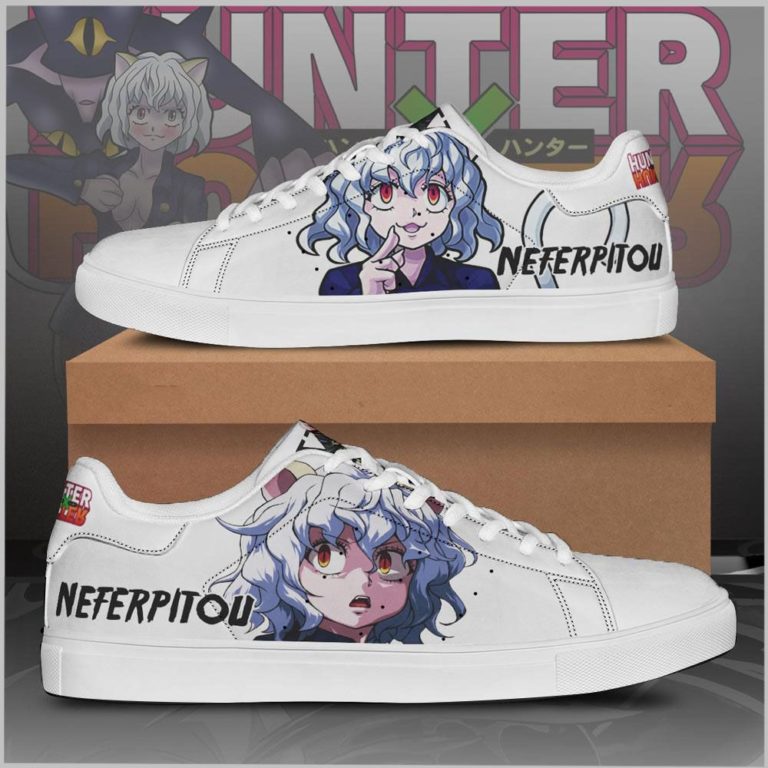 Neferpitou Hunter X Hunter Low top Leather Stan Smith Sneaker, Casual Shoes
