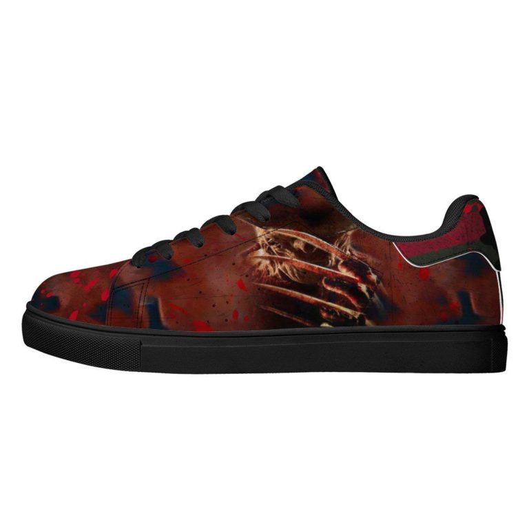 Never Sleep Again The Elm Street Legacy Low top Leather Stan Smith Sneaker, Casual Shoes