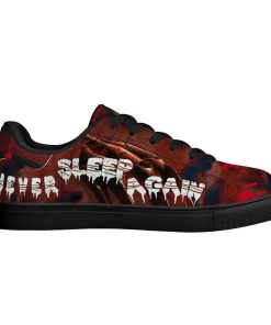 Never Sleep Again The Elm Street Legacy Low top Leather Stan Smith Sneaker, Casual Shoes Never Sleep Again The Elm Street Legacy Low top Leather Stan Smith Sneaker, Casual Shoes