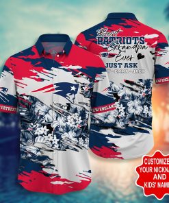New England Patriots – Custom Name Hawaiian Aloha Shirt