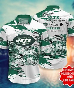 New York Jets – Custom Name Hawaiian Aloha Shirt