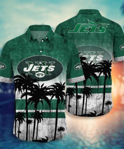 New York Jets NFL Hawaiian Aloha Shirts NFL New York Jets NFL Hawaiian Aloha Shirts NFL