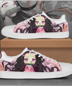 Nezuko Kamado Skate Low top Leather Stan Smith Sneaker, Casual Shoes