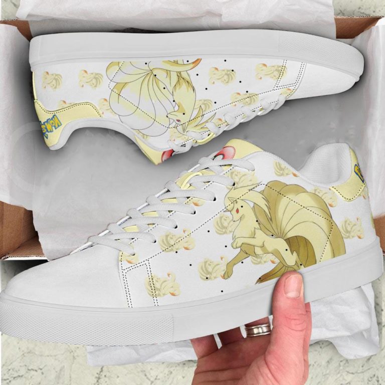 Ninetales Pokemon Low top Leather Stan Smith Shoes, Custom Sneaker