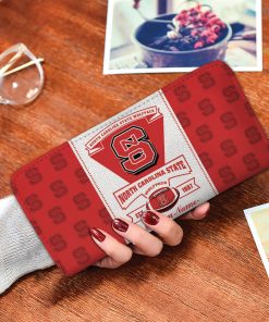 North Carolina State Wolfpack Custom Name Zippy Long Wallets