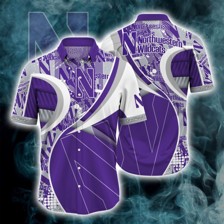 Northwestern Wildcats New Hawaii Shirt