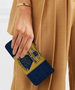 Notre Dame Fighting Irish Custom Name Zippy Long Wallets