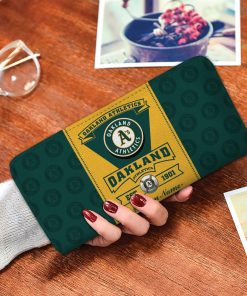 Oakland Athletics Custom Name Zippy Long Wallets Oakland Athletics Custom Name Zippy Long Wallets