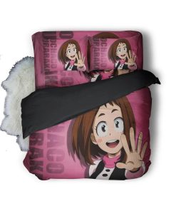 Ochaco Uraraka My Hero Academia Bedding Custom Anime Bed Set
