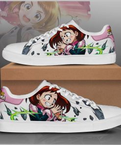 Ochako Uraraka My Hero Academia Low top Leather Stan Smith Shoes, Custom Sneaker