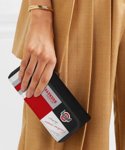Ohio State Buckeyes Custom Name Zippy Long Wallets