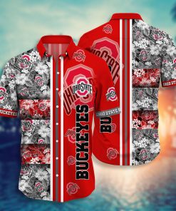 Ohio State Buckeyes Hawaiian Aloha Shirts NCAA