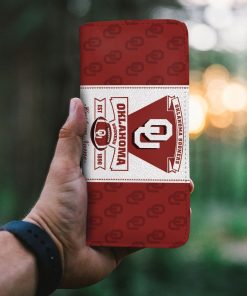 Oklahoma Sooners Custom Name Zippy Long Wallets