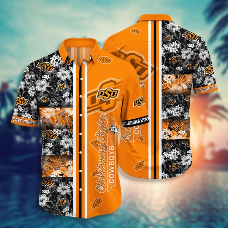 Oklahoma State Cowboys Hawaiian Aloha Shirts NCAA