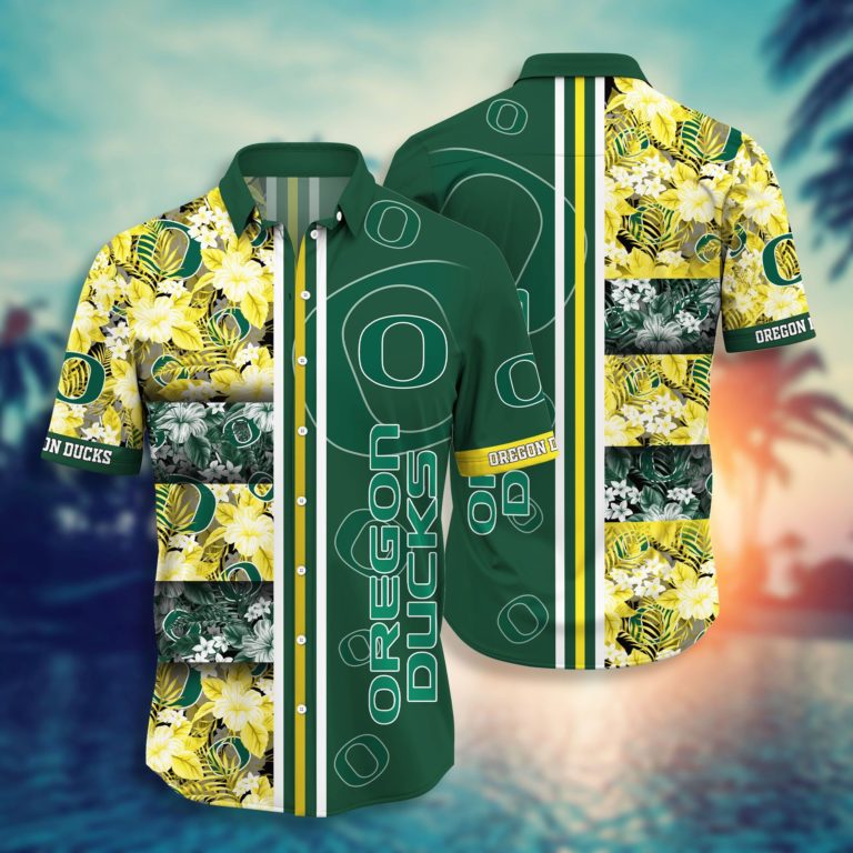 Oregon Ducks Hawaiian Aloha Shirts NCAA