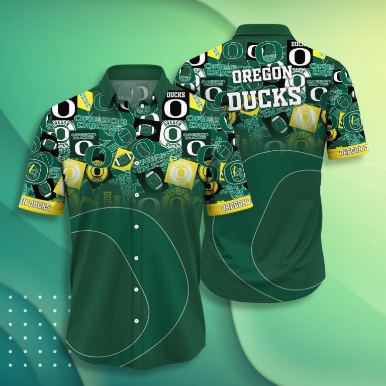 Oregon Ducks Hawaiian Aloha Shirts Shirt