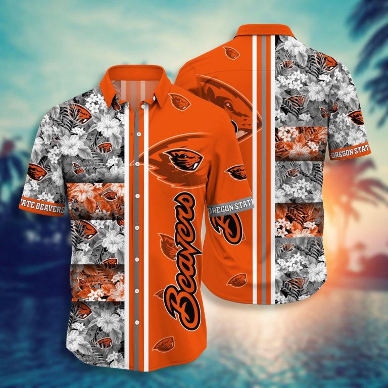 Oregon State Beavers Hawaiian Aloha Shirts NCAA