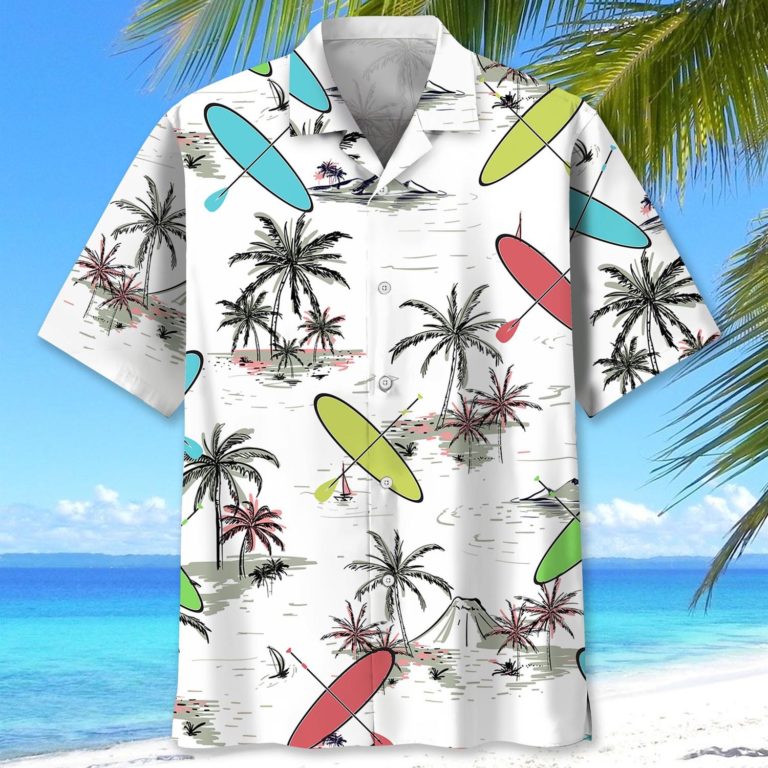 Paddle Board Coconut Hawaiian Shirt – Aloha Shirt