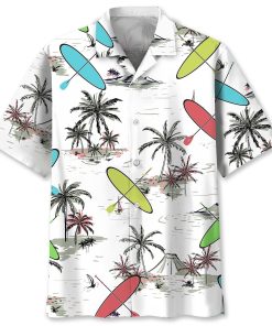 Paddle Board Coconut Hawaiian Shirt – Aloha Shirt