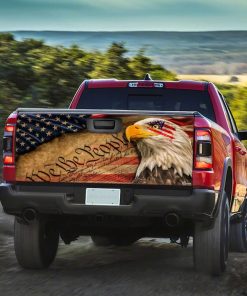 Patriotic American Eagle Truck Tailgate Decal Sticker Wrap
