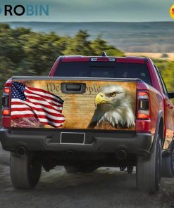 Patriotic Eagle Truck Tailgate Decal Sticker Wrap 1221TD