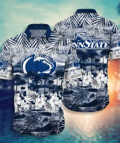 Penn State Nittany Lions Button Down Hawaiian Shirt