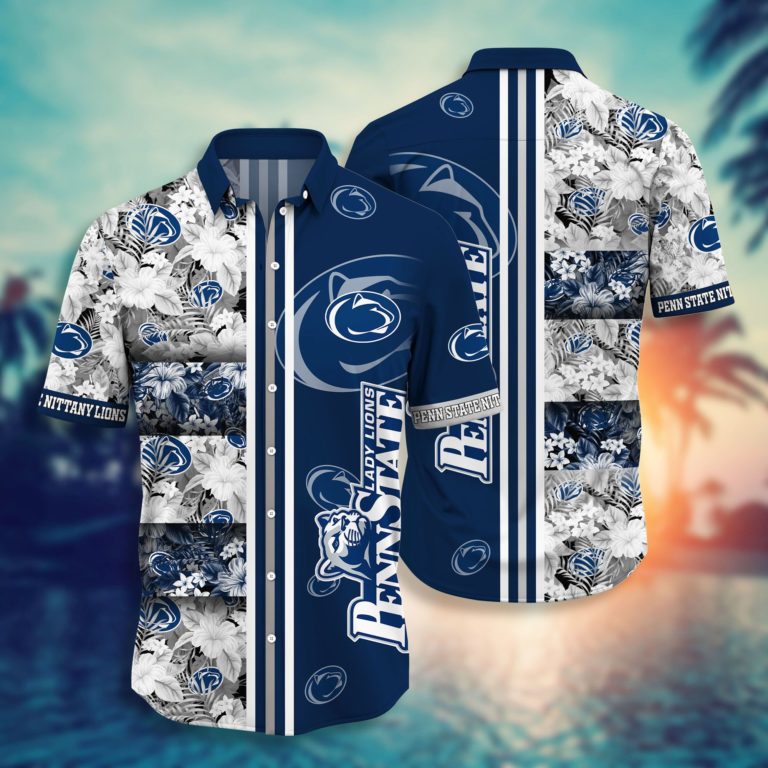 Penn State Nittany Lions Hawaiian Aloha Shirts NCAA