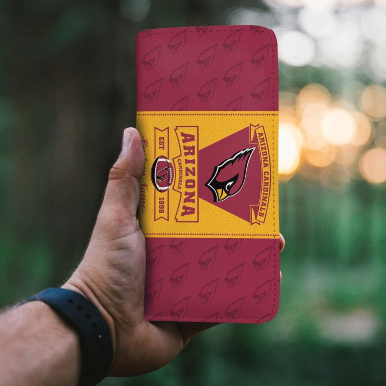 Personalized Name Arizona Cardinals Zippy Long Wallets