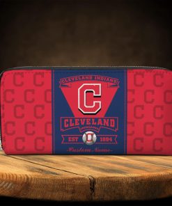Personalized Name Cleveland Indians Zippy Long Wallets