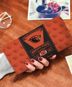 Personalized Name Oregon State Beavers Zippy Long Wallets