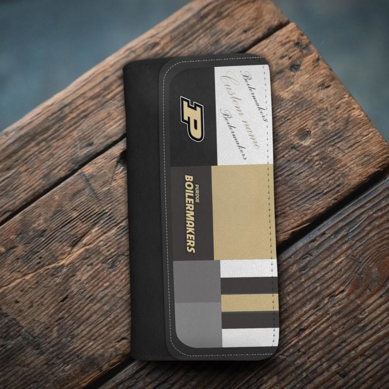 Personalized Name Purdue Boilermakers Classic Zip Wallet