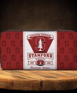 Personalized Name Stanford Cardinal Zip Around