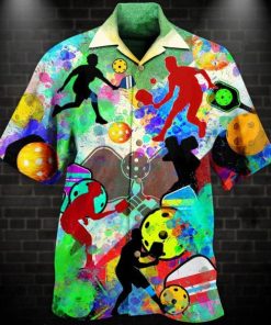 Pickleball Play Smarter Not Harder Short Sleeve Printed Button Down