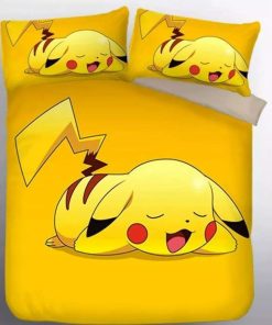 Pikachu Pokemon Bedding Custom Anime Bed Set