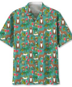 Pitbull Short Sleeve Button Up Shirt