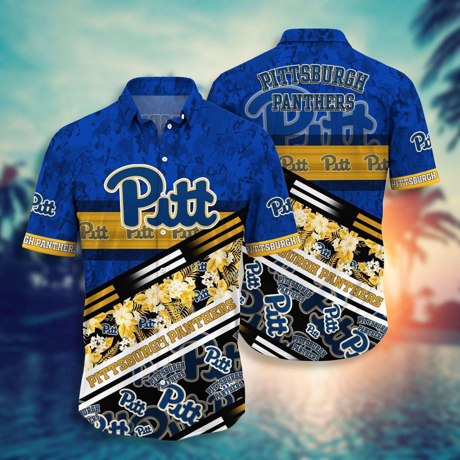 Pittsburgh Panthers Hawaii Shirt NCAA - RobinPlaceFabrics